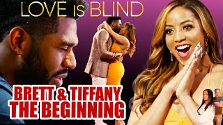 Brett amp Tiffany The Beginning  Love is Blind  Recap amp Reaction  Season 4  Episodes 15 [upl. by Levitt257]