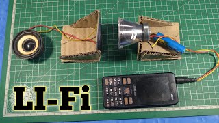 How to make LI Fi audio amplifier  Lifi project [upl. by Barnet438]