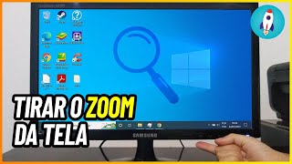 Como TIRAR O ZOOM DA TELA do PC  Diminuir Zoom do PCNotebook Windows 10 [upl. by Suzie]