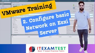 VMware Training 2 Configure basic Network on Esxi Server technology vmware esxi [upl. by Jessamyn]