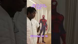 Lil Uzi shoots webs in Kai’s house kaicenet liluzivert streamer fypyoutube spiderman [upl. by Tower]