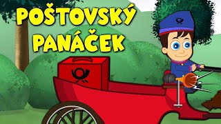 Poštovský panáček  Písničky pro děti a nejmenší  hry  říkanky [upl. by Holihs]