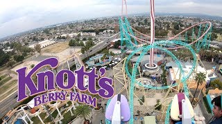 Knotts Berry Farm roller coasters in 4K  Fast Lane tickets [upl. by Ennael]