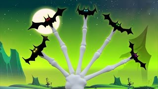 Bat Doigt Famille  Chanson dHalloween  Halloween songs  Rhymes for Kids  Bat Finger Family [upl. by Neram]