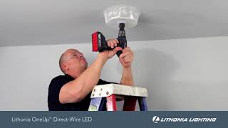 Lithonia OneUp™ LED Luminaires – StepByStep Installation [upl. by Auhel]