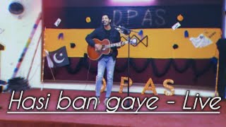 Hasi Ban Gaye  Live  GCUF Audition  Touseef Faiz [upl. by Annoved]