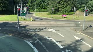 Lothian Buses Skylink 400 Airport  Fort Kinaird [upl. by Seidel]