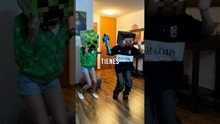 ¡CABEZAS DE MINECRAFT😱 comedia oniichan cosplay minecraft creeper steve origami [upl. by Gass]