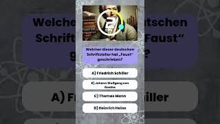 Quiz zur deutschen Kultur – Testen Sie Ihr Wissen über Literatur Städte und Kulinarik quiz [upl. by Teraj]