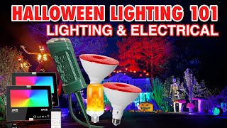 Lighting amp Electrical  HowToLight Your Halloween Display [upl. by Irrej284]