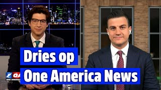 Dries op One America News [upl. by Goodard]