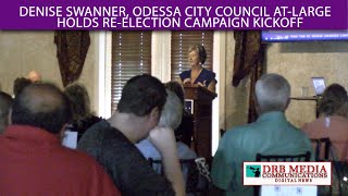 Denise Swaner Odessa City Council At Large Announces Re Election Campaign [upl. by Aicrop958]