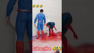 Superman vs Batman vs Spiderman shorts cartoonforkids youtubeshorts trending subscribe funny [upl. by Dubois]