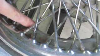 Refurbishing wire wheels [upl. by Yelsehc]