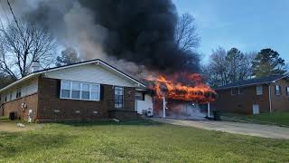 House Fire in Anniston [upl. by Aij]