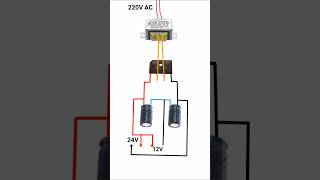 220V AC to 24V12V DC Converter shorts youtubeshorts viral gktechnical trending converter [upl. by Nylyaj928]