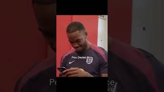 Declan rice and the England boys tapped in with skrapz 🫡  Mixtape Madness [upl. by Yenalem362]