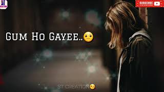 Pyaar Manga Tha Maine Rab Se Female Version Whats App StatusNew Status [upl. by Gobert]