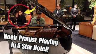 Hotel Staff Let Me Play Piano  But They THINK Im a NOOB [upl. by Rehpotsrhc]