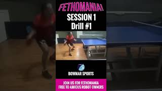 FETHOMANIA 1 Drill 1  In amp out Forehand pinpong tennisshot sports butterfly [upl. by Girard]