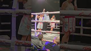 Dina Thorslund wins on TKO round 8 against Mary Romero defending WBCWBO Bantamweight World Titles 🥊 [upl. by Meekar]