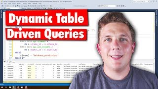 A Template For Dynamic TableDriven Queries [upl. by Calie]