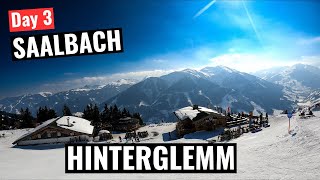 Saalbach Day 3  Skiing Hinterglemm [upl. by Nired314]