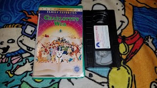 OpeningClosing to Charlottes Web 1996 VHS [upl. by Bab]