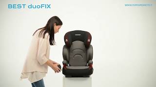 Foppapedretti caratteristiche seggiolino auto BEST duoFIX [upl. by Ahsienak]