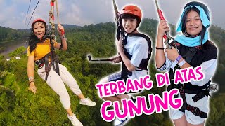 TERBANG NAIK FLYING FOX TERTINGGI amp TERPANJANG  XAVIER HISTERIS  Vlog Situ Gunung Part 1  CnX [upl. by Hulbert613]