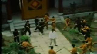 How to defeat 100 thugs wielding clubs  Classic Kung Fu Fight Scene [upl. by Atsyrk]