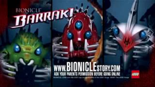 Bionicle Barraki Commercial  Pridak Kalmah Ehlek 2007 [upl. by Alva]