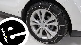 etrailer  Glacier Cable Snow Tire Chains Review  2016 Kia Soul [upl. by Gold]