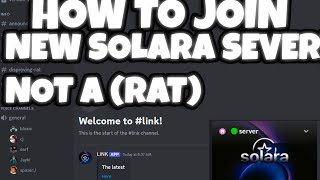 How To Join The New Solara Discord SEVER [upl. by Enirehs813]