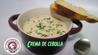 Como hacer una sopa cremosa de cebollas [upl. by Trubow]