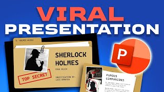 How to make this VIRAL quotInvestigationquot PRESENTATION using POWERPOINT 🔍🤩 [upl. by Aramal]