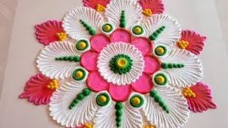 Best Rangoli designs rangoli viralvideo trendingvideo [upl. by Silera848]