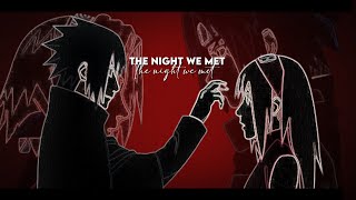 Sasusaku  The night we met  AMV [upl. by Irehs]