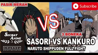 Kankuro Vs Sasori Full Fight Sub Indo [upl. by Aicirtak]