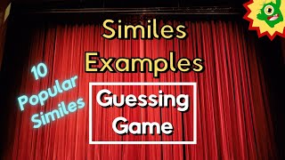 Similes Examples  ESL Guessing Game  Intermediate Grade 6 [upl. by Ecyoj]