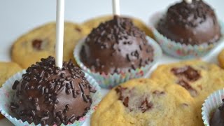 Chocolate Chip Cookie Pops Tutorial [upl. by Iramaj]