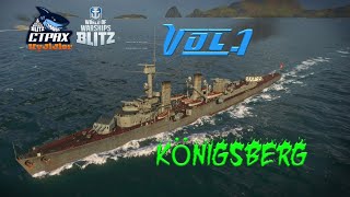 WOWS BLITZ Флот СТРАХ  Konigsberg V [upl. by Lady]