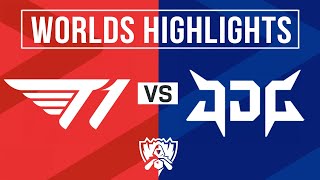 T1 vs JDG Highlights ALL GAMES  Worlds 2023 Semifinals  T1 vs JD Gaming [upl. by Pulchi616]