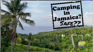 We camped on our land in Jamaica Are we crazy jamaica camping [upl. by Ruthven756]