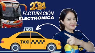 ¿Cómo deben facturar los taxistas Transporte Intraprovincial e intracantonal [upl. by Gebler]