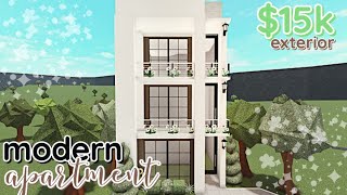 🏠BUILDING AN APARTMENT IN MY BLOXBURG TOWN 🌟 PART 1🌟🏠 [upl. by Loydie]