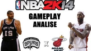 NBA 2K14  Gameplay Comentado  PT BR [upl. by Drawe246]