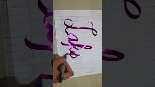 Laksita name calligraphy  laksita  how to laksita name calligraphy [upl. by Oremo777]