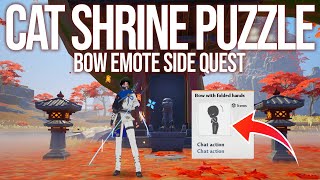 How to Get quotZhuyan Scale Armor Mailquot Bow Emote Guide Side Quest  Tower of Fantasy 30 [upl. by Husha]