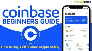 Coinbase Tutorial amp Review Beginners Guide on How to Use Coinbase to Buy amp Sell Crypto [upl. by Palermo]